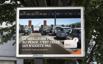 Vinci Autoroutes avec ‘On s’habitue vite à la classe Ulys’ (Buzzman et Havas Media) »