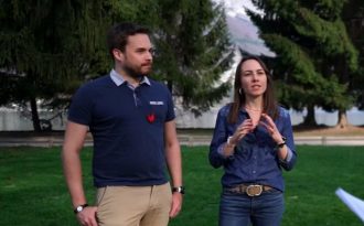 « Annecy est la capitale de l’outdoor, une start-up qui s’installe ici, aura plus de visibilité », Julie Huguet et Christophe Neu (French Tech Easy Alps).